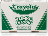 Crayola Jumbo Crayons Classpack, 200 Count, Toddler Crayons, Bulk School Supplies For Teachers, 8 Colors