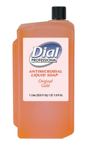 Dial Professional Gold Antibacterial Liquid Hand Soap, 1 Gallon Refill Bottle