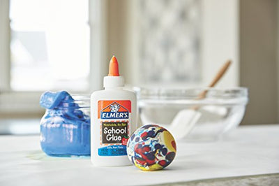 Elmers Liquid School Glue, Slime Glue & Craft Glue | Washable, 4 Ounces Each, Great for Making Slime, 12 Count