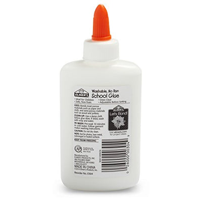 Elmers Liquid School Glue, Slime Glue & Craft Glue | Washable, 4 Ounces Each, Great for Making Slime, 12 Count