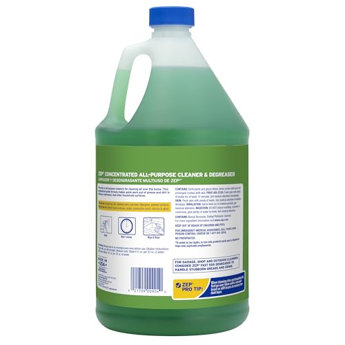 Zep All-Purpose Cleaner and Degreaser 128 Ounce ZU0567128 (Pack of 2) Cleans Almost Any Surface