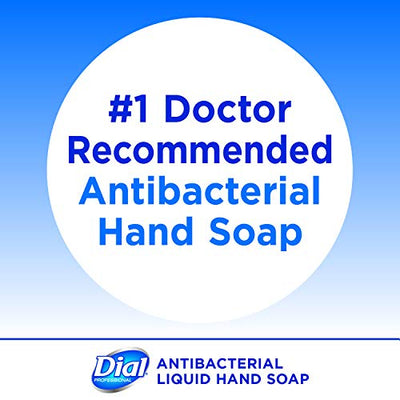 Dial Professional Gold Antibacterial Liquid Hand Soap, 1 Gallon Refill Bottle