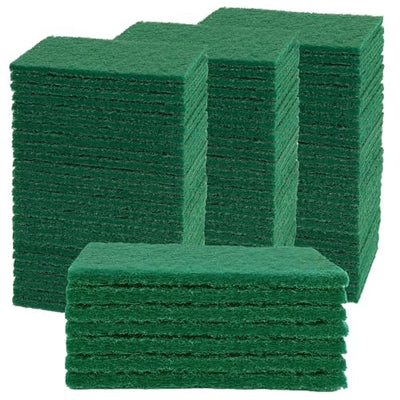 40 PCS Scouring Pad, Dish Scrubber Scouring Pads,4 x 6 inch Green Reusable Household Scrub Pads for Dishes, Kitchen Scrubbers & Metal Grills