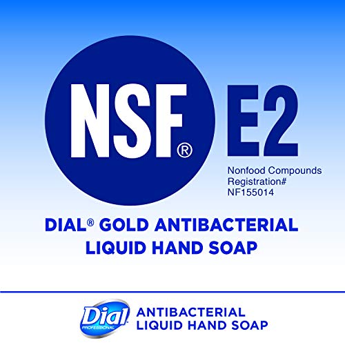 Dial Professional Gold Antibacterial Liquid Hand Soap, 1 Gallon Refill Bottle