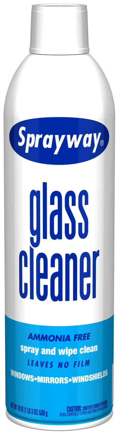 Sprayway Glass Cleaner with Foaming Spray for a Streak-Free Shine for Home and Automotive Use, 19 oz., Pack of 12