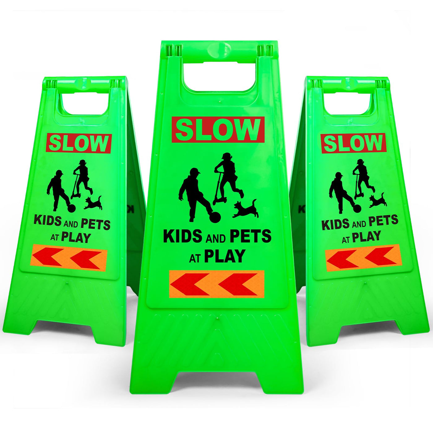 XPCARE Caution Wet Floor Sign,Bilingual Warning Signs (Yellow, 6pcs)