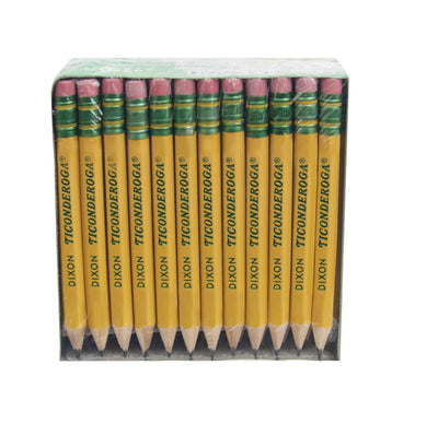 Ticonderoga Wood-Cased Pencils, Pre-Sharpened, #2 HB Soft, Yellow, 30 Count