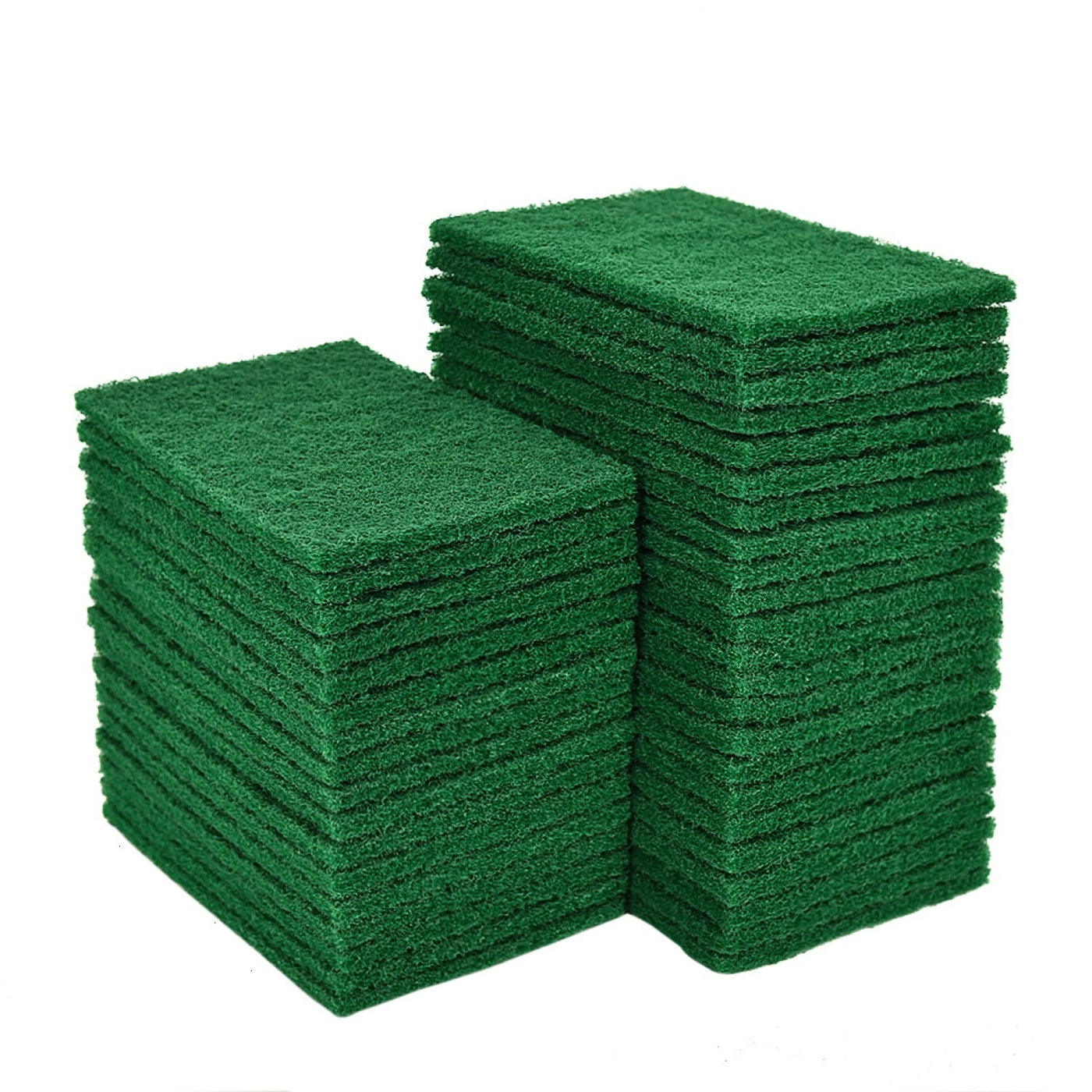 40 PCS Scouring Pad, Dish Scrubber Scouring Pads,4 x 6 inch Green Reusable Household Scrub Pads for Dishes, Kitchen Scrubbers & Metal Grills