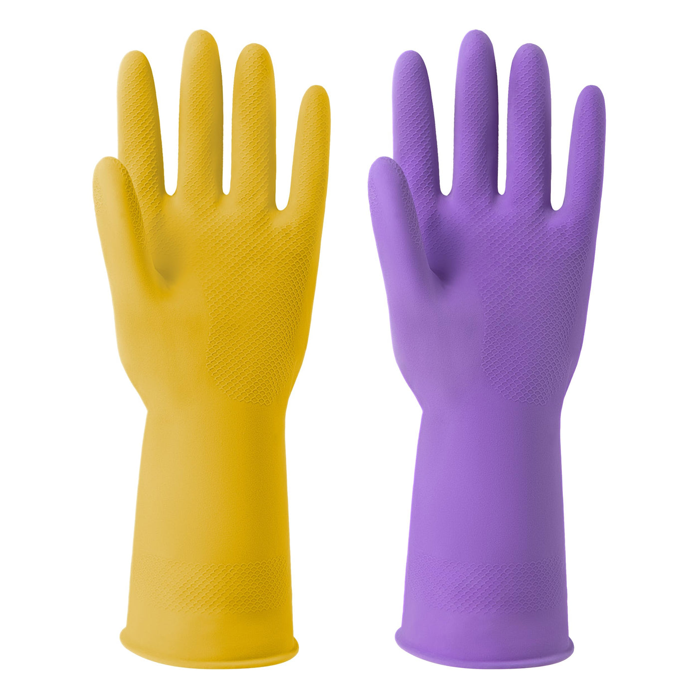 FMP Brands 3/6/12/60 Pairs Cleaning Gloves, Waterproof Rubber Gloves for Washing Dishes, Non-Slip Latex Dishwashing Gloves