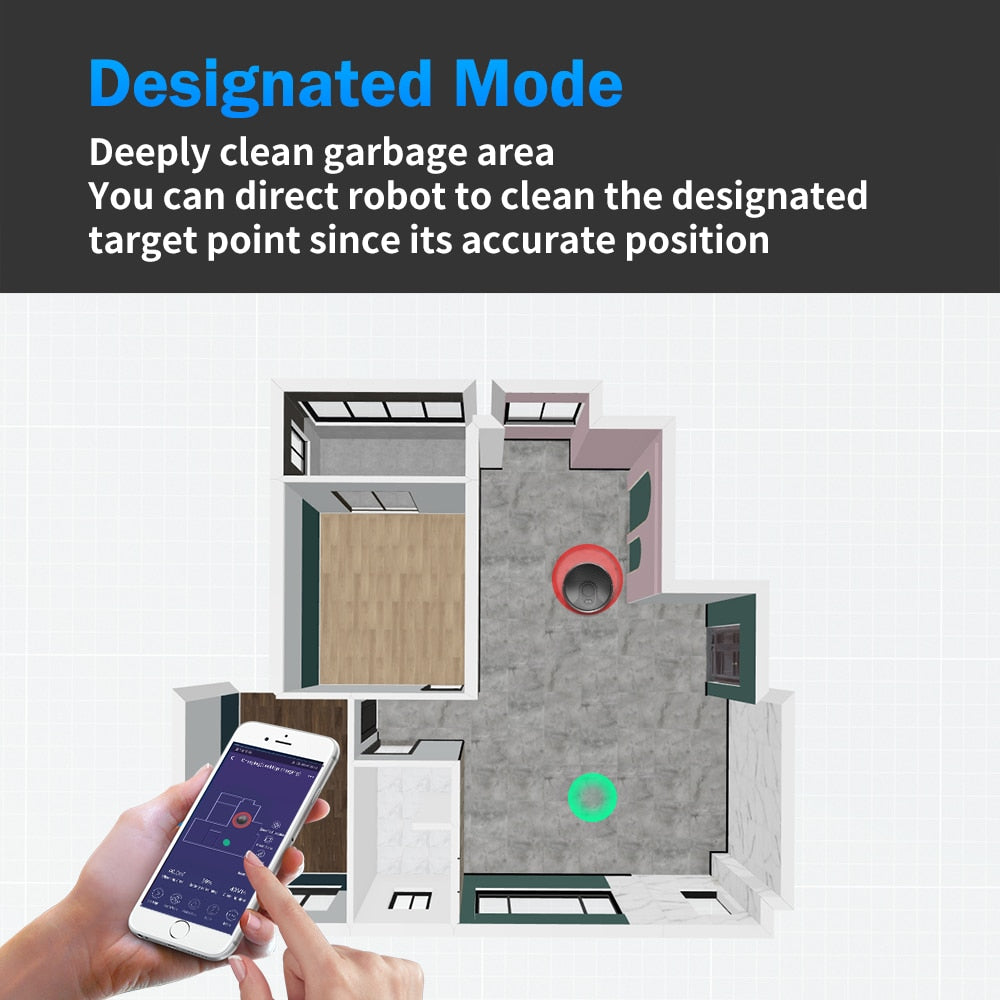 ABIR X6 Robot Vacuum Cleaner, Visual Navigation,APP Virtual Barrier,6000PA Suction,Smart Home Mop,Floor Carpet Washing Appliance - SECURE DISTRIBUTORS