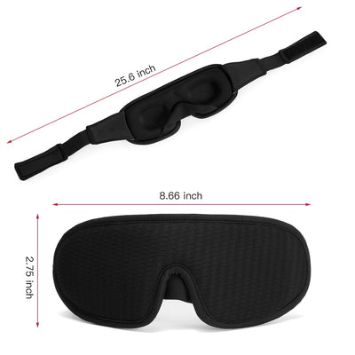 3D Sleeping Mask Block Out Light Soft Padded Sleep Mask For Eyes Slaapmasker Eye Shade Blindfold Sleeping Aid Face Mask Eyepatch - SECURE DISTRIBUTORS