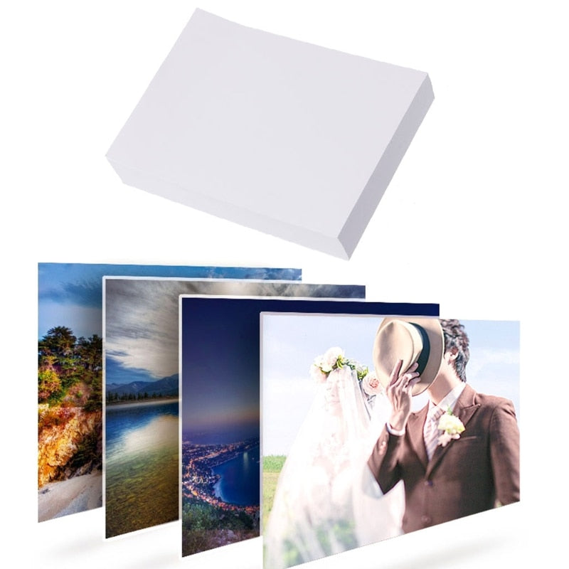 100 Sheet Glossy 5" 3R Photo Paper For Inkjet Printers Photographic Graphics Output High Quality - SECURE DISTRIBUTORS