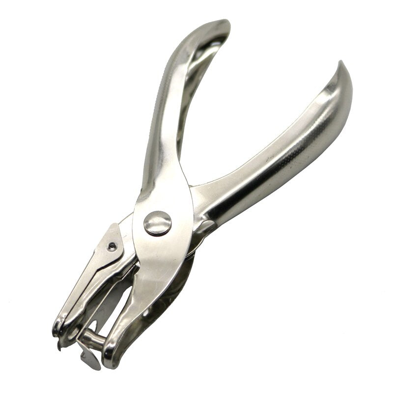 1 Pc Metal 6mm Pore Diameter Punch Pliers Single Hole Puncher Hand Paper Scrapbooking Punches 1-8 Pages Paper Hole Puncher - SECURE DISTRIBUTORS