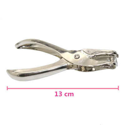 1 Pc Metal 6mm Pore Diameter Punch Pliers Single Hole Puncher Hand Paper Scrapbooking Punches 1-8 Pages Paper Hole Puncher - SECURE DISTRIBUTORS