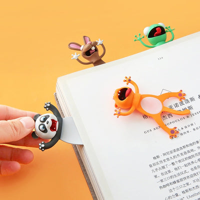 3D Stereo Cartoon Marker Animal Bookmarks Original Cute Cat PVC Material Funny Student School Stationery Children Gift Bookmark - SECURE DISTRIBUTORS