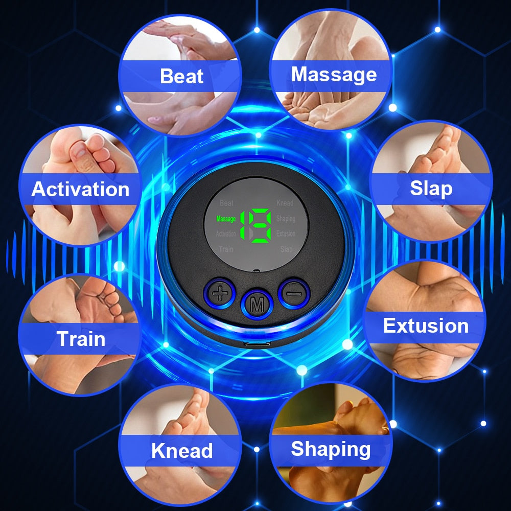 Electric EMS Foot Massager Pad Relief Pain Relax Feet Acupoints Massage Mat Shock Muscle Stimulation Improve Blood Circulation - SECURE DISTRIBUTORS