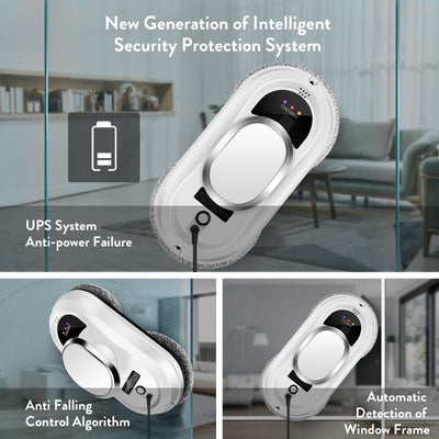 CHOVERY Robot vacuum cleaner window cleaning robot window cleaner electric glass limpiacristales remote control - SECURE DISTRIBUTORS