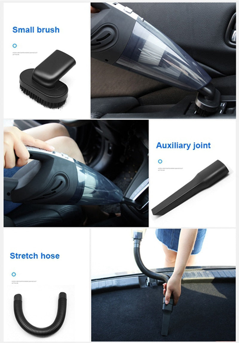Handheld Vacuum Cordless Powerful Cyclone Suction Portable Rechargeable Vacuum Cleaner 6053 Quick Charge for  Home Pet Hair - SECURE DISTRIBUTORS