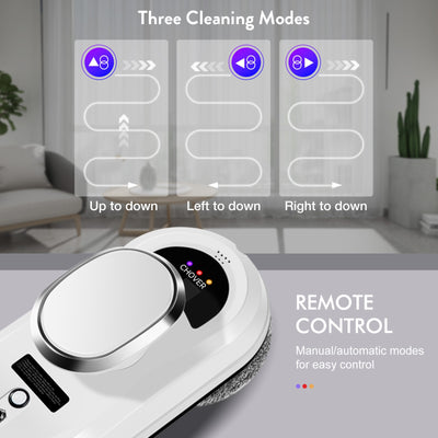 CHOVERY Robot vacuum cleaner window cleaning robot window cleaner electric glass limpiacristales remote control - SECURE DISTRIBUTORS