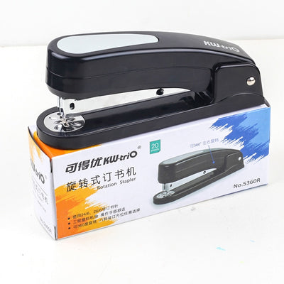 360 rotatable Heavy Duty Stapler Use 24/6 Staples Effortless Long Stapler School Paper Staplers Office Bookbinding Supplies - SECURE DISTRIBUTORS