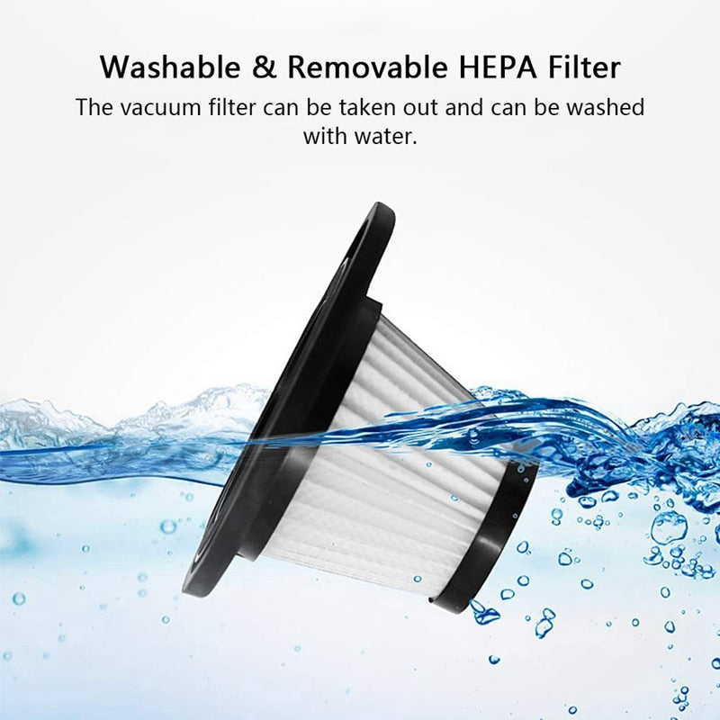 Handheld Vacuum Cordless Powerful Cyclone Suction Portable Rechargeable Vacuum Cleaner 6053 Quick Charge for  Home Pet Hair - SECURE DISTRIBUTORS