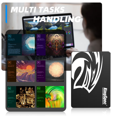 SSD Drive HDD 2.5 Hard Disk SSD 120GB 240GB 1TB 512GB 128GB 256GB HD SATA 4TB Disk Internal Hard Drive for Laptop PC KingSpec - SECURE DISTRIBUTORS