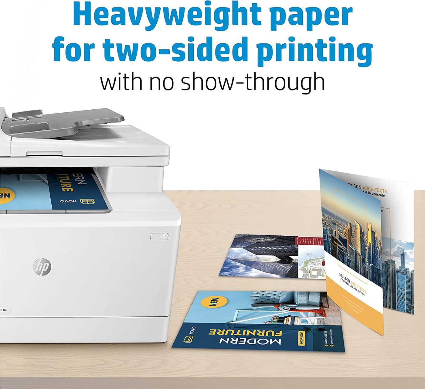 Professional Business Paper, Glossy, 8.5X11 In, 52 Lb, 150 Sheets, Works with Laser Printers (4WN10A)