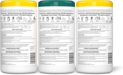 Disinfecting Wipes, Lemon & Fresh Scent, Sanitizes, Cleans, Disinfects & Deodorizes, 255 Count (3 Packs of 85) (Previously Solimo) (Packaging May Vary)