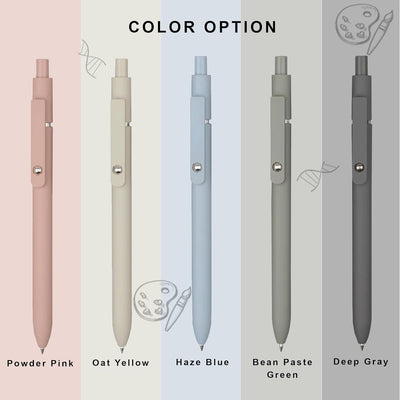 10 Pcs 0.5Mm Fine Point Retractable Quick Dry Gel Ink Pens Cute Aesthetic for Supplies for School & Office Comfortable Smooth Writing