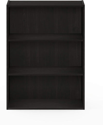 Pasir 3-Tier Open Shelf Bookcase, Espresso