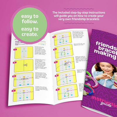 Friendship Bracelet Making Kit for Girls - Crafts for Girls - String Bracelets Maker Craft - Gifts for 6-12 Year Old Girl - Birthday Gift Ideas & Kits Toys Ages 8, 9, 10, 11, 12 - Kids Age 8-12 Olds